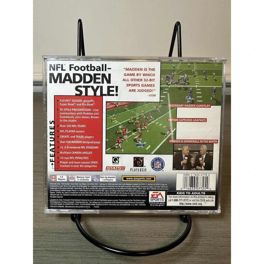 PS1 Madden Games Lot - Madden 97 CIB, Madden 98 CIB